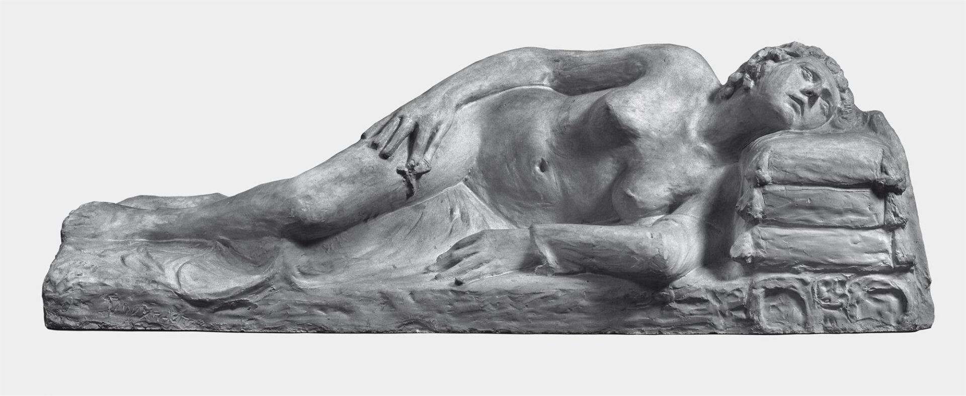 Reclining Female Figure - Chalepas Yannoulis