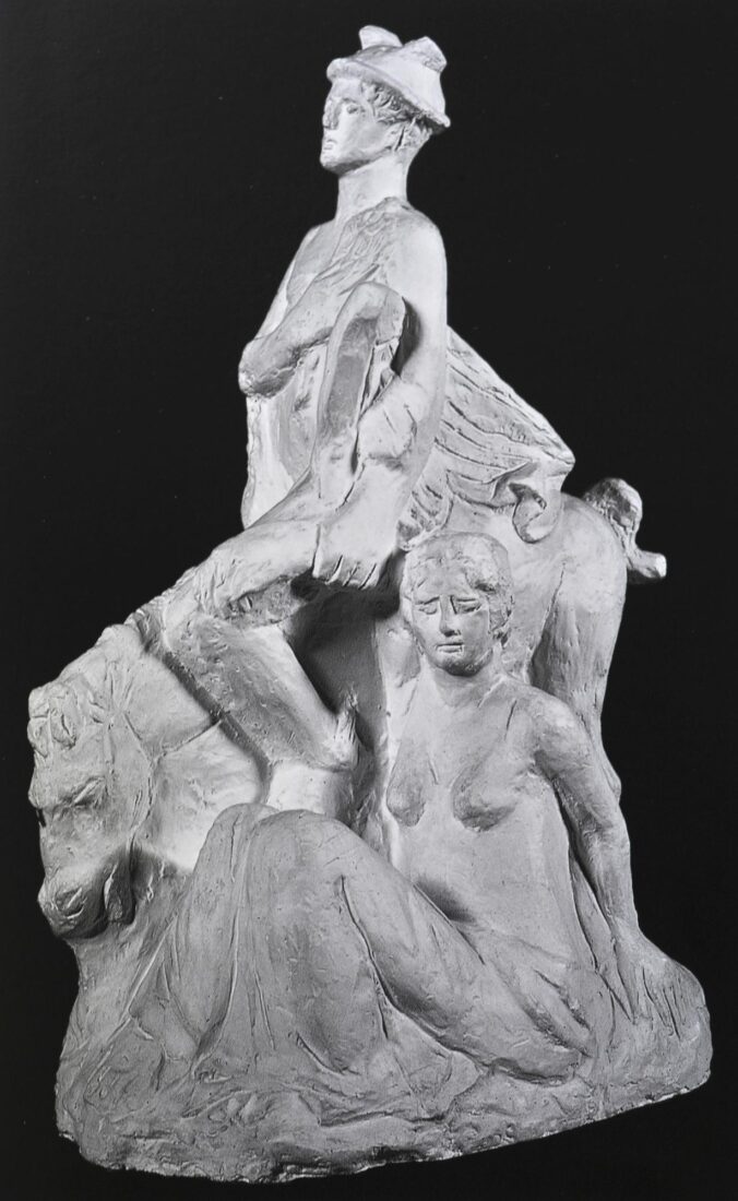 Hermes, Pegasus and Aphrodite - Chalepas Yannoulis