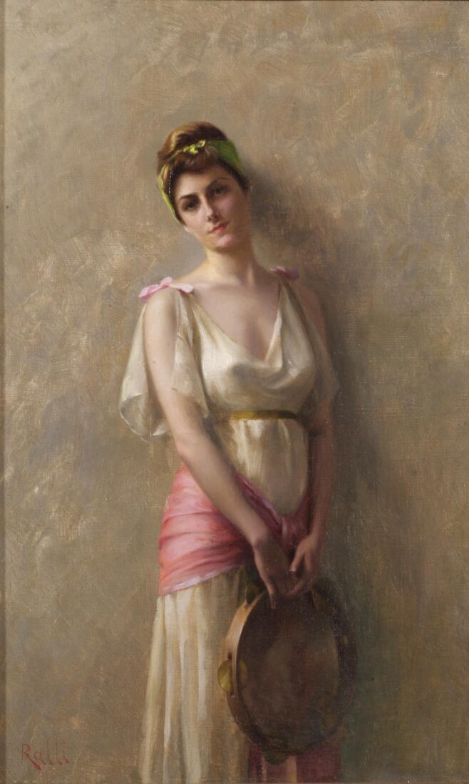 Woman with Tambourine