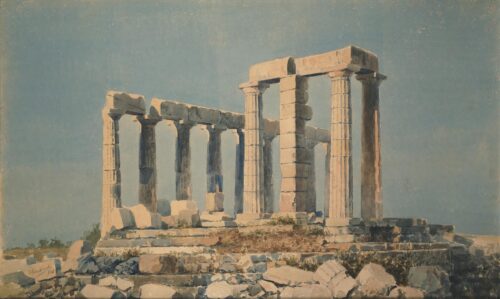 The Temple at Sounion - Prossalentis Emilios