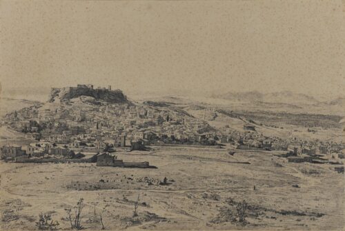 Άποψη των Αθηνών το 1841 - Σούτζος Γρηγόριος