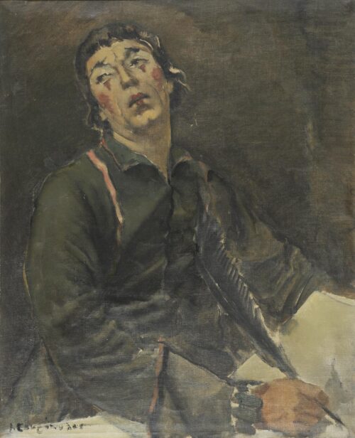 Portrait of Dionyssis Papayiannopoulos - Spyropoulos Yannis