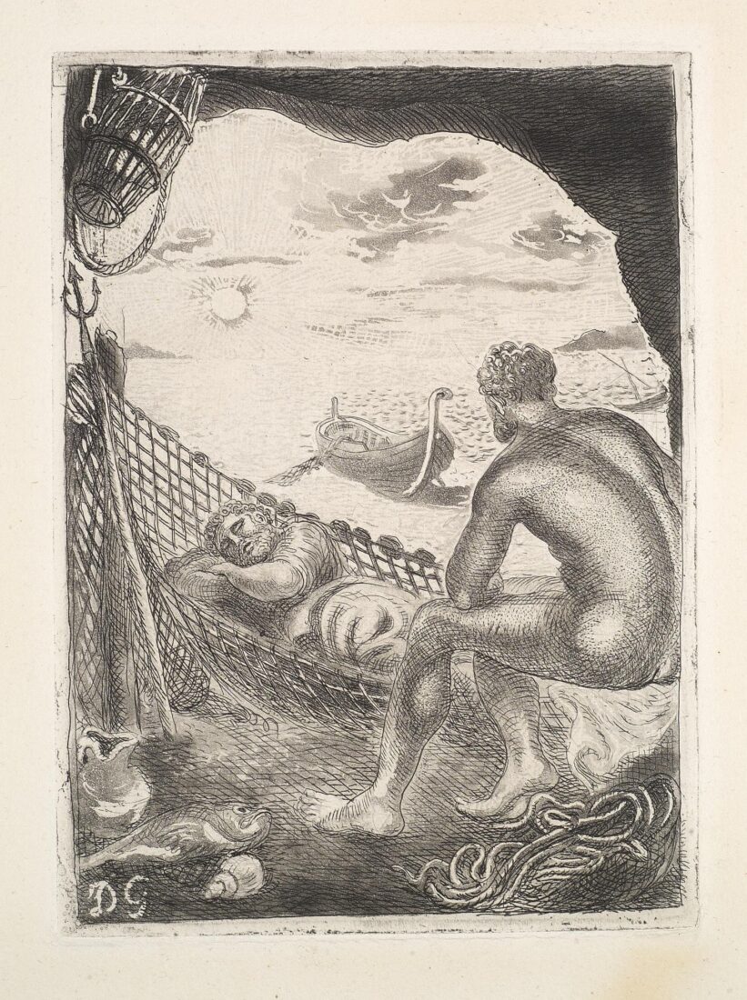 From the series: “Idylls of Theocritus” – (XXI) The Fishermen - Galanis Dimitrios