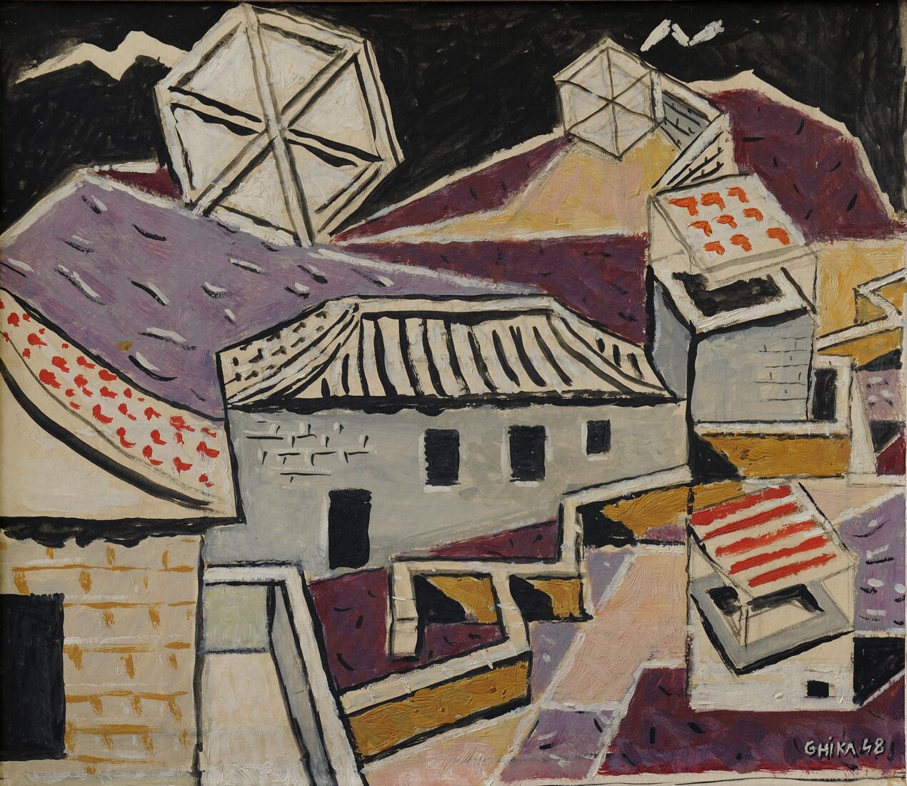 Roofs and Kites - Hatzikyriakos-Ghika Nikos