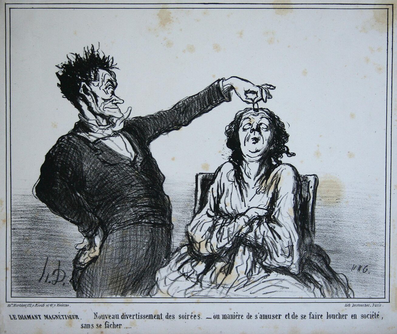 “Το διαμάντι-υπνωτιστής” - Daumier Honore