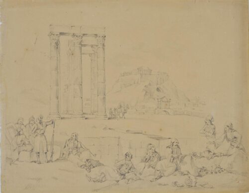 Feast at the Temple of Olympian Zeus - Vryzakis Theodoros