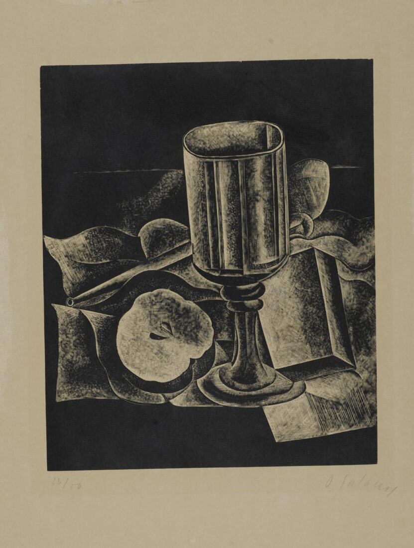 Glass and pipe (d’apres Picasso) - Galanis Dimitrios