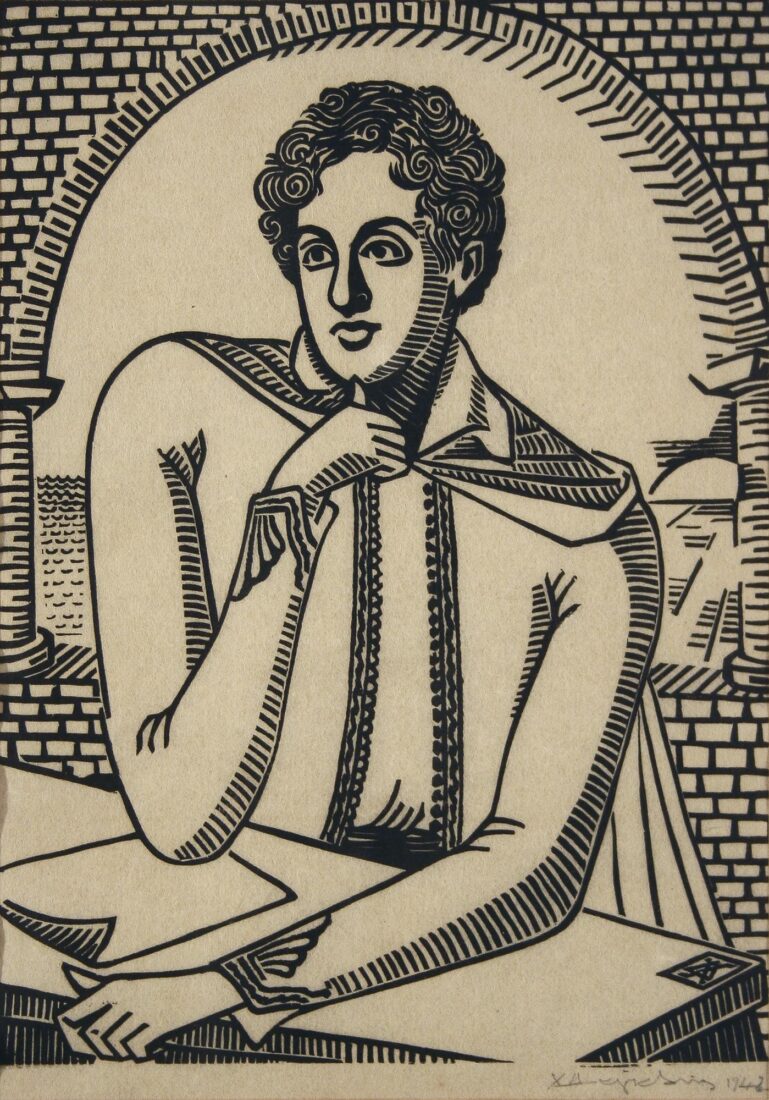 Portrait of Byron - Dagklis Christos