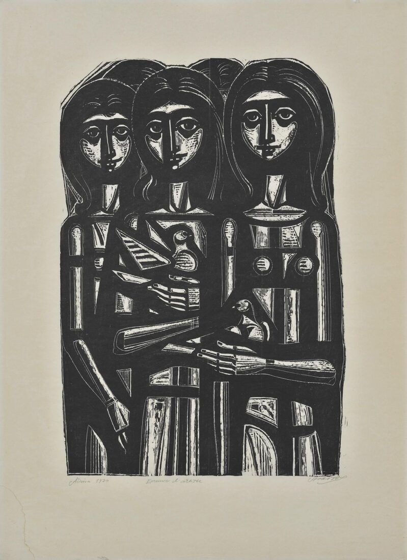 Girls with Pigeons - Tassos (Alevizos Anastasios)