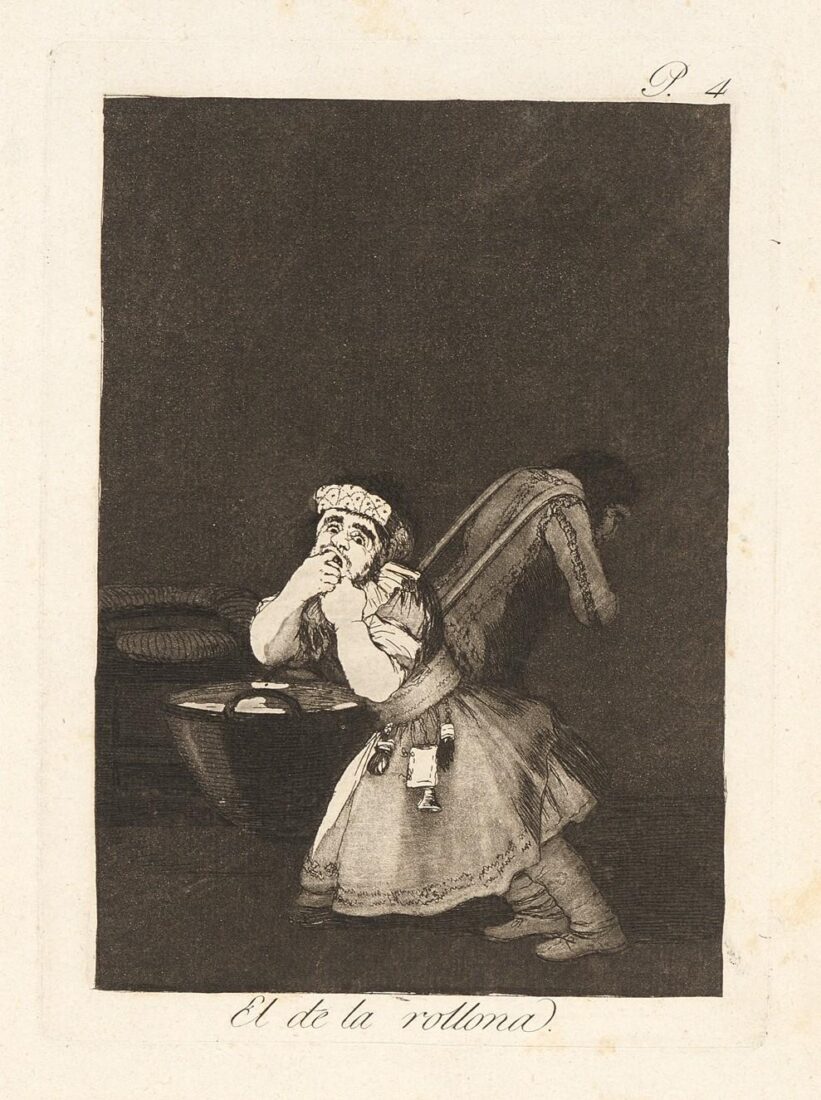 From the series “Los Caprichos” – Nanny’s boy - Goya y Lucientes Francisco