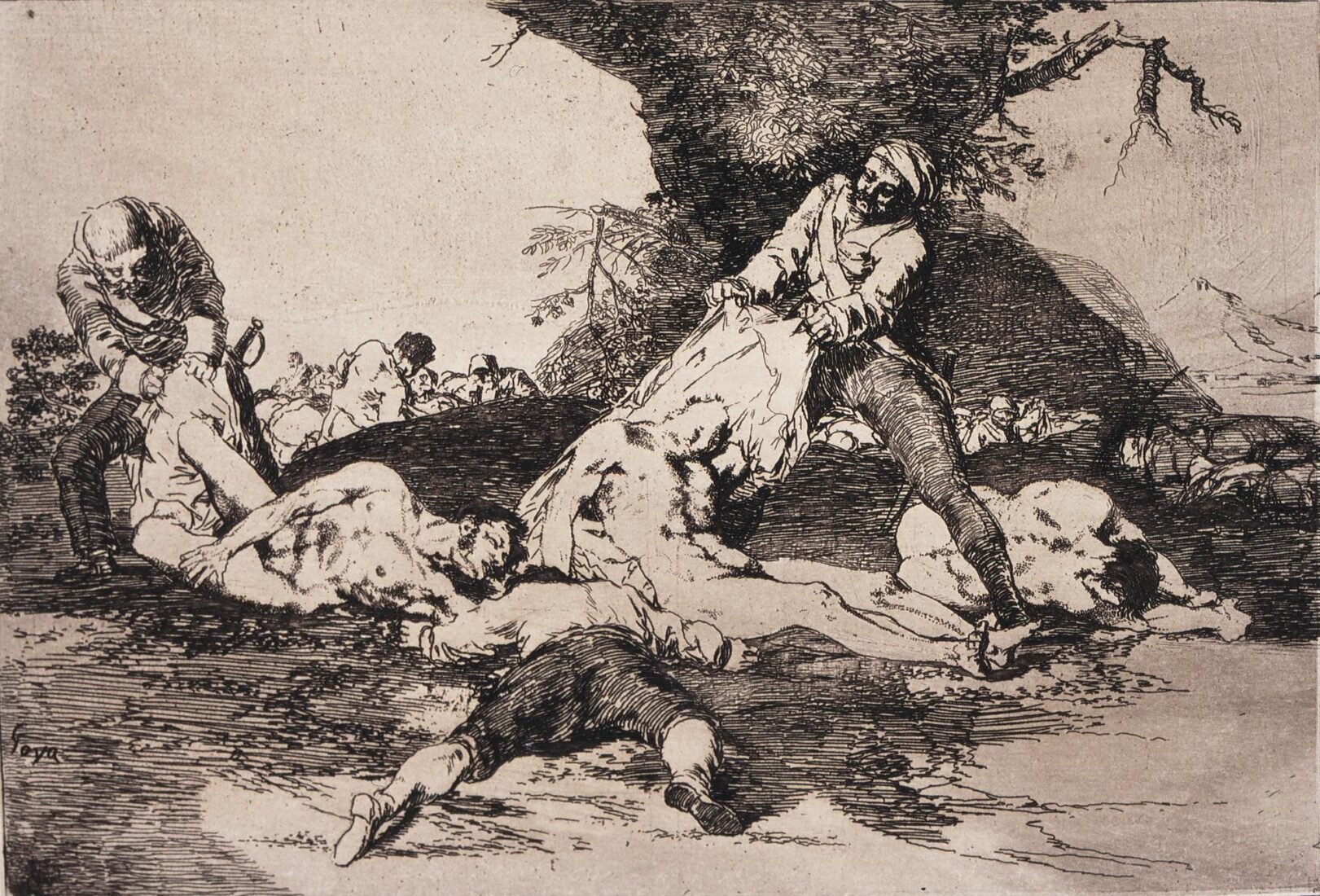 They make use of them. (Se aprovechan) - Goya y Lucientes Francisco
