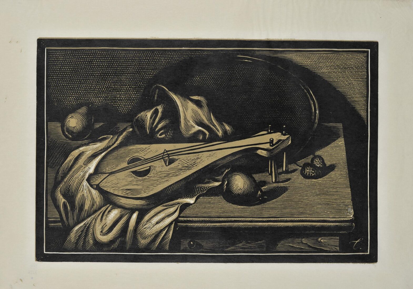 Composition with Lyre - Tassos (Alevizos Anastasios)