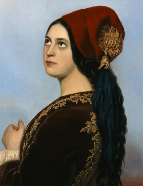 Greek Woman - Vryzakis Theodoros