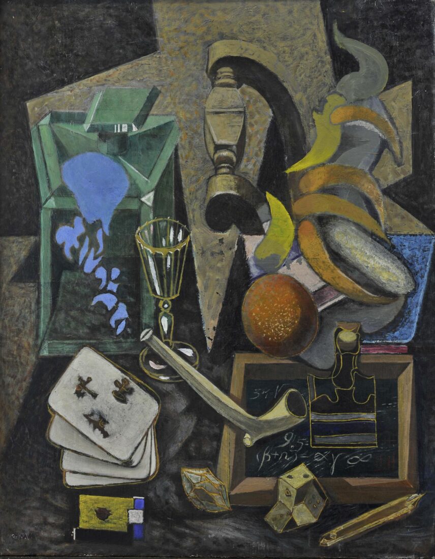 Still Life with Playing Cards - Hatzikyriakos-Ghika Nikos