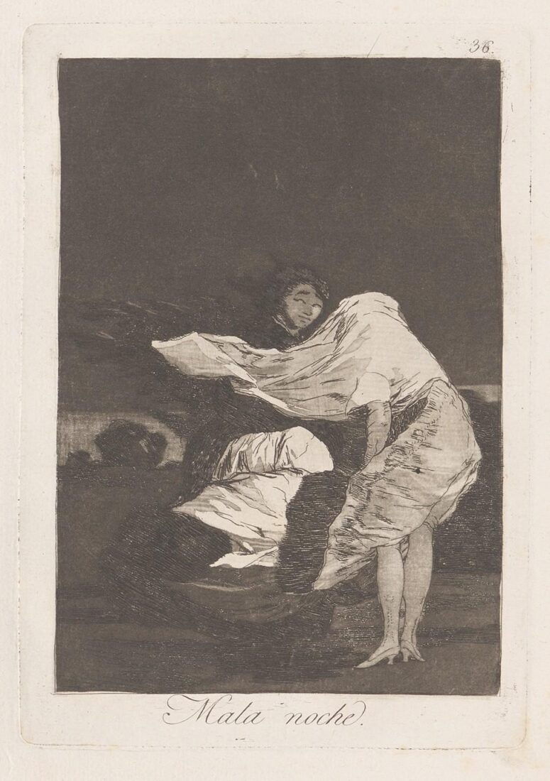 A bad night - Goya y Lucientes Francisco