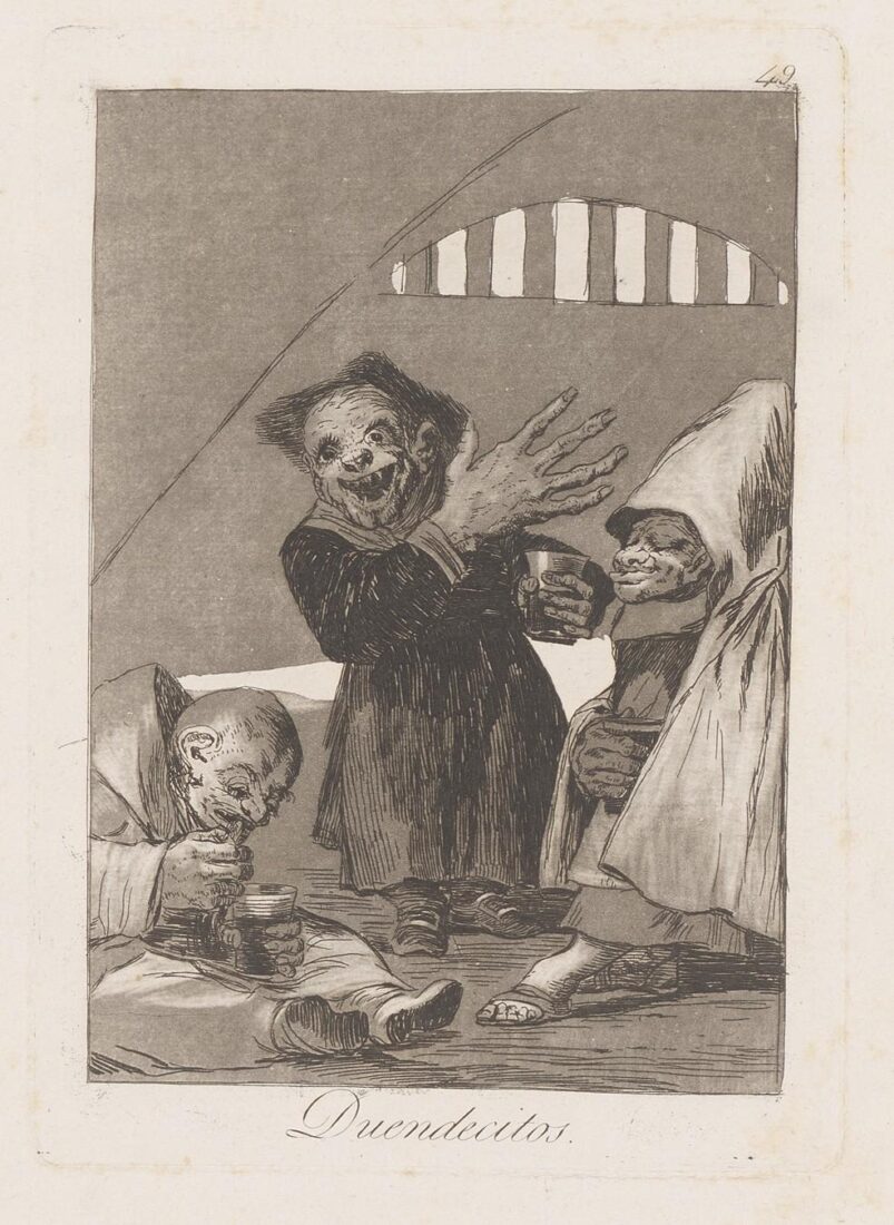 From the series “Los Caprichos” – Hobgoblins - Goya y Lucientes Francisco