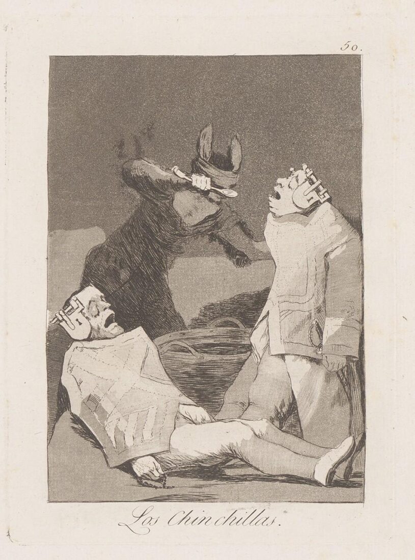 From the series “Los Caprichos” – The Chinchillas - Goya y Lucientes Francisco