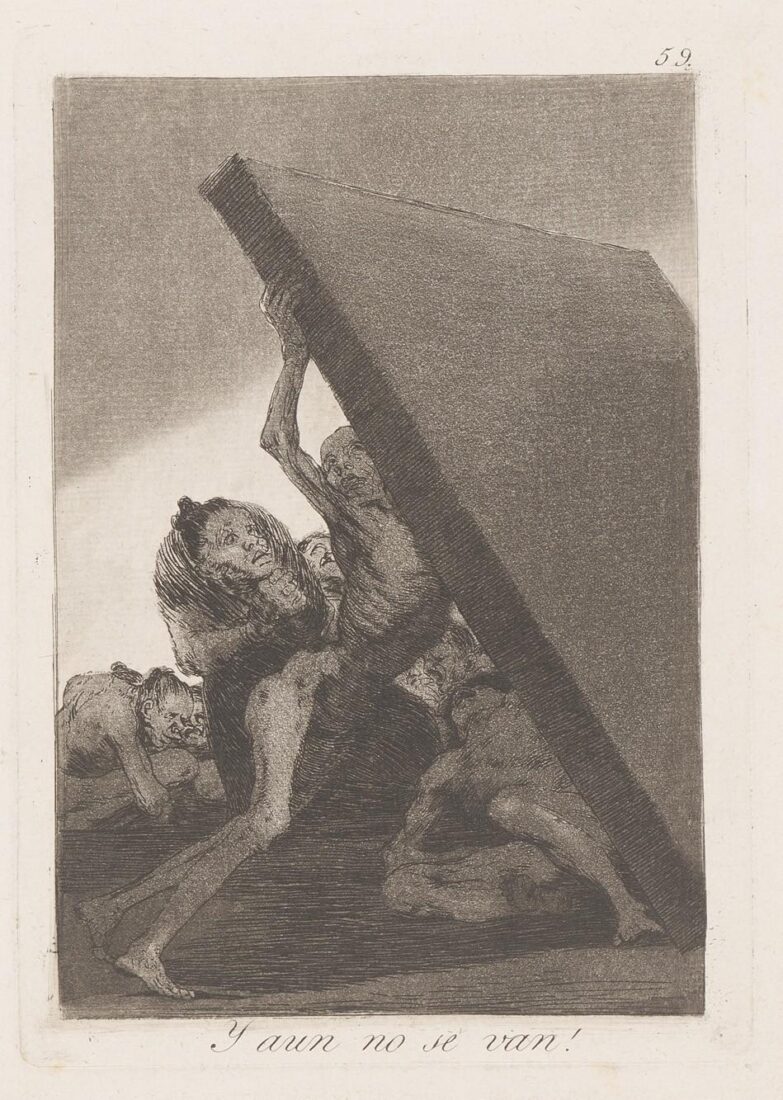 From the series “Los Caprichos” – And still they don’t go! - Goya y Lucientes Francisco