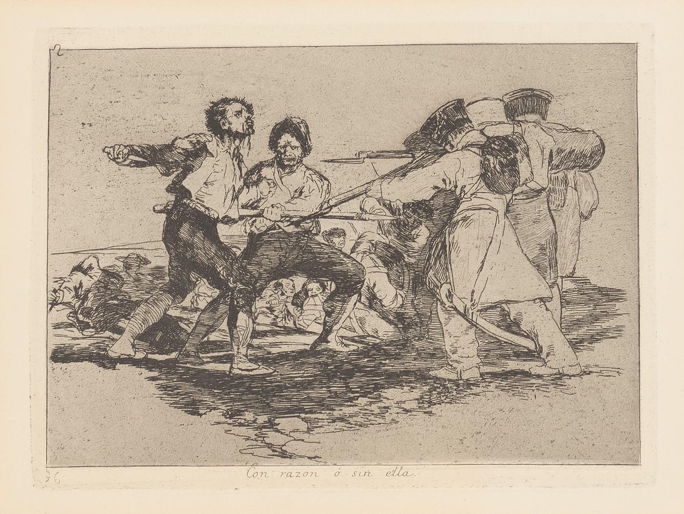 Rightly or wrongly. (Con razon o sin ella) - Goya y Lucientes Francisco