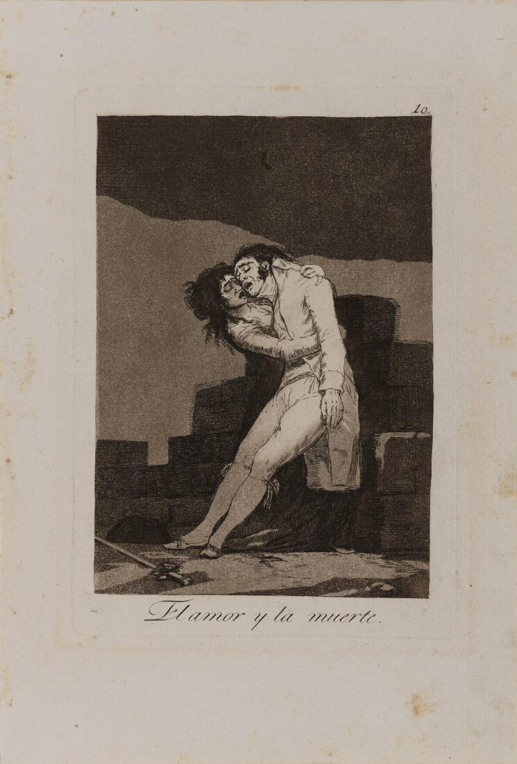 Love and death (Εl amor y la muerte) - Goya y Lucientes Francisco
