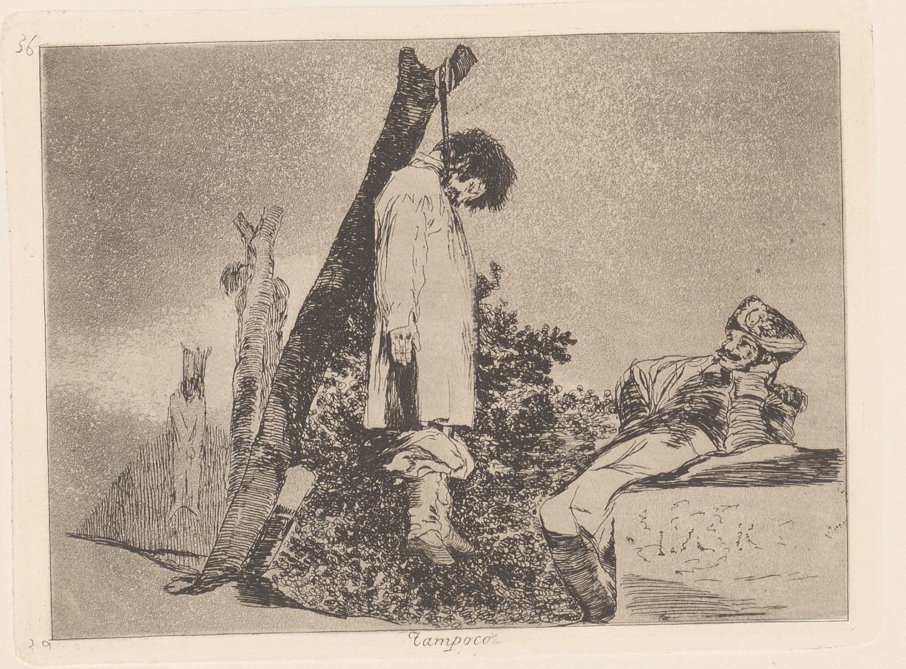 Ούτε κι εδώ - Goya y Lucientes Francisco
