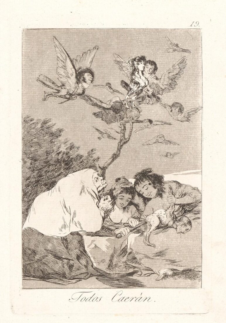 From the series “Los Caprichos” – Everyone will fall - Goya y Lucientes Francisco
