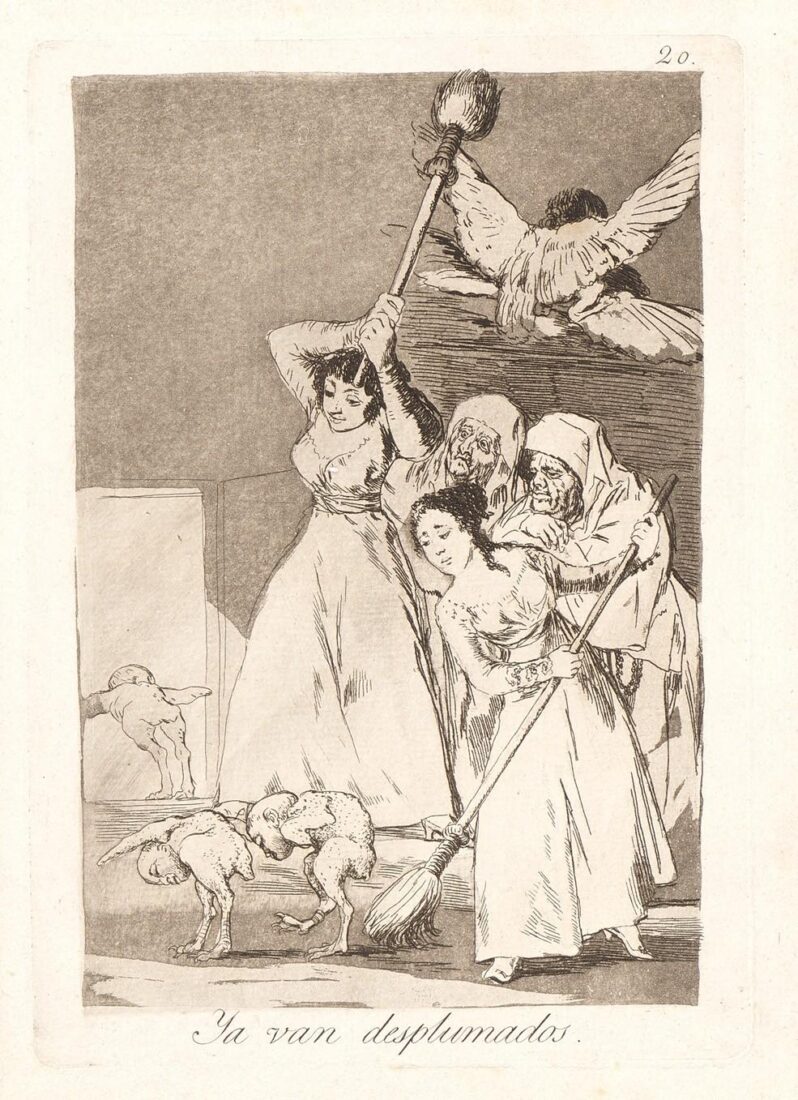 Ξεπουπουλιάστηκαν κιόλας - Goya y Lucientes Francisco