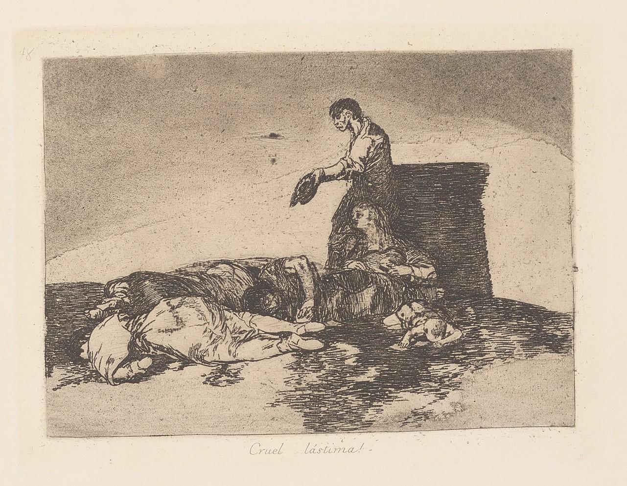 Cruel tale of woe! (Cruel lastima!) - Goya y Lucientes Francisco