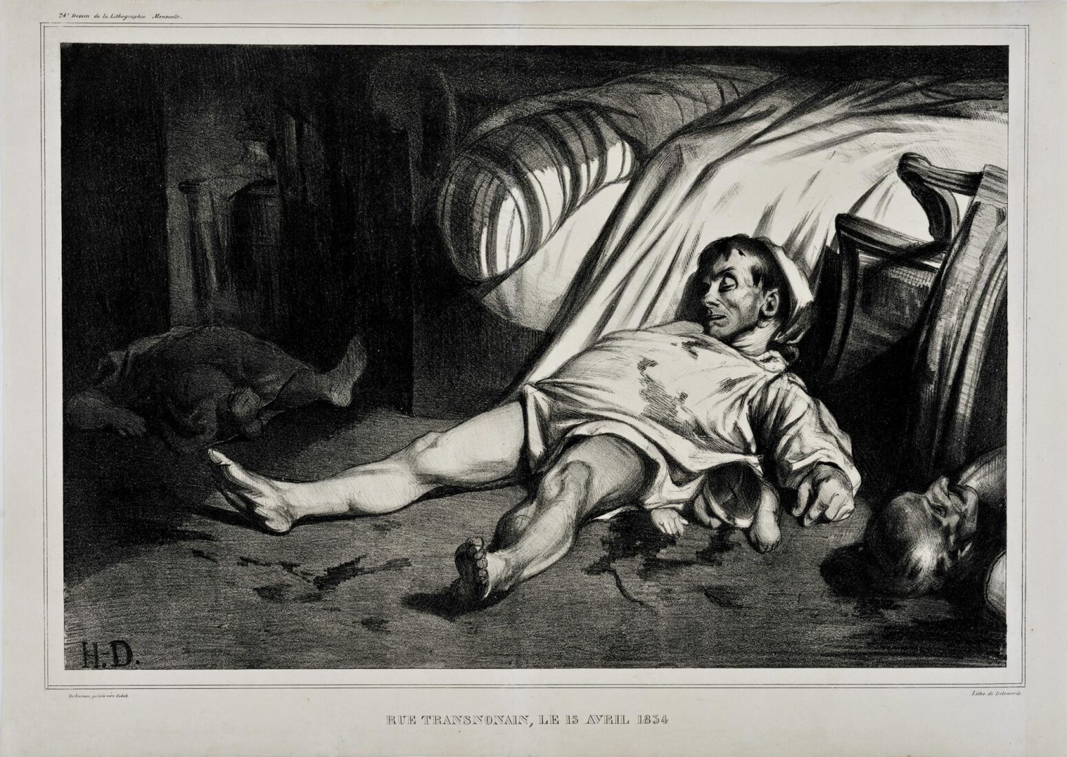 “Οδός Τρανσνονέν στις 15 Απριλίου 1834” - Daumier Honore