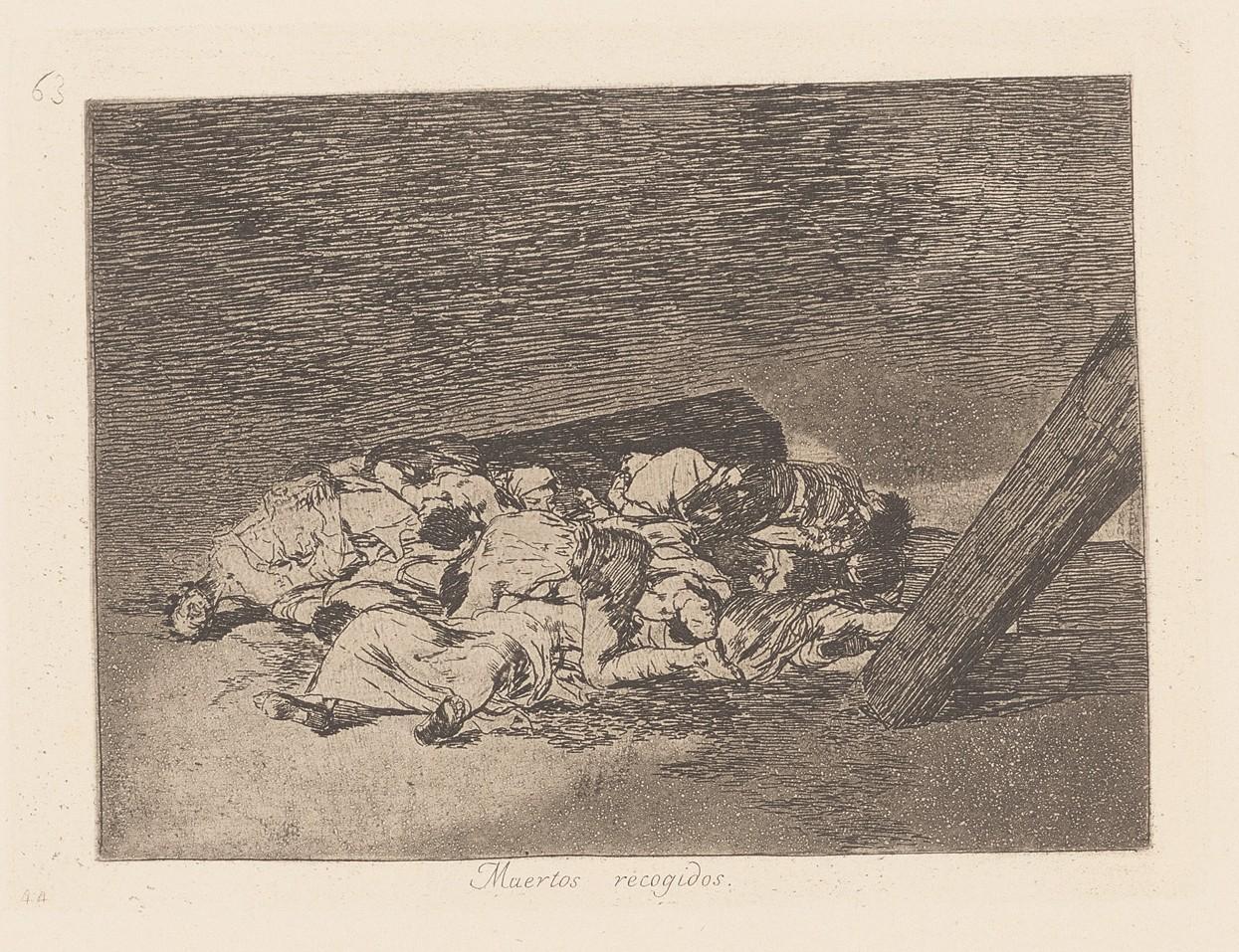 Harvest of the dead. (Muertos recogidos) - Goya y Lucientes Francisco