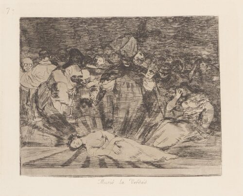 Πέθανε η Αλήθεια - Goya y Lucientes Francisco
