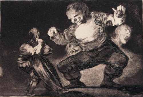 Τρέλα του βλάκα (Mπουνταλάς)  [Από το κακό στο χειρότερο] - Goya y Lucientes Francisco