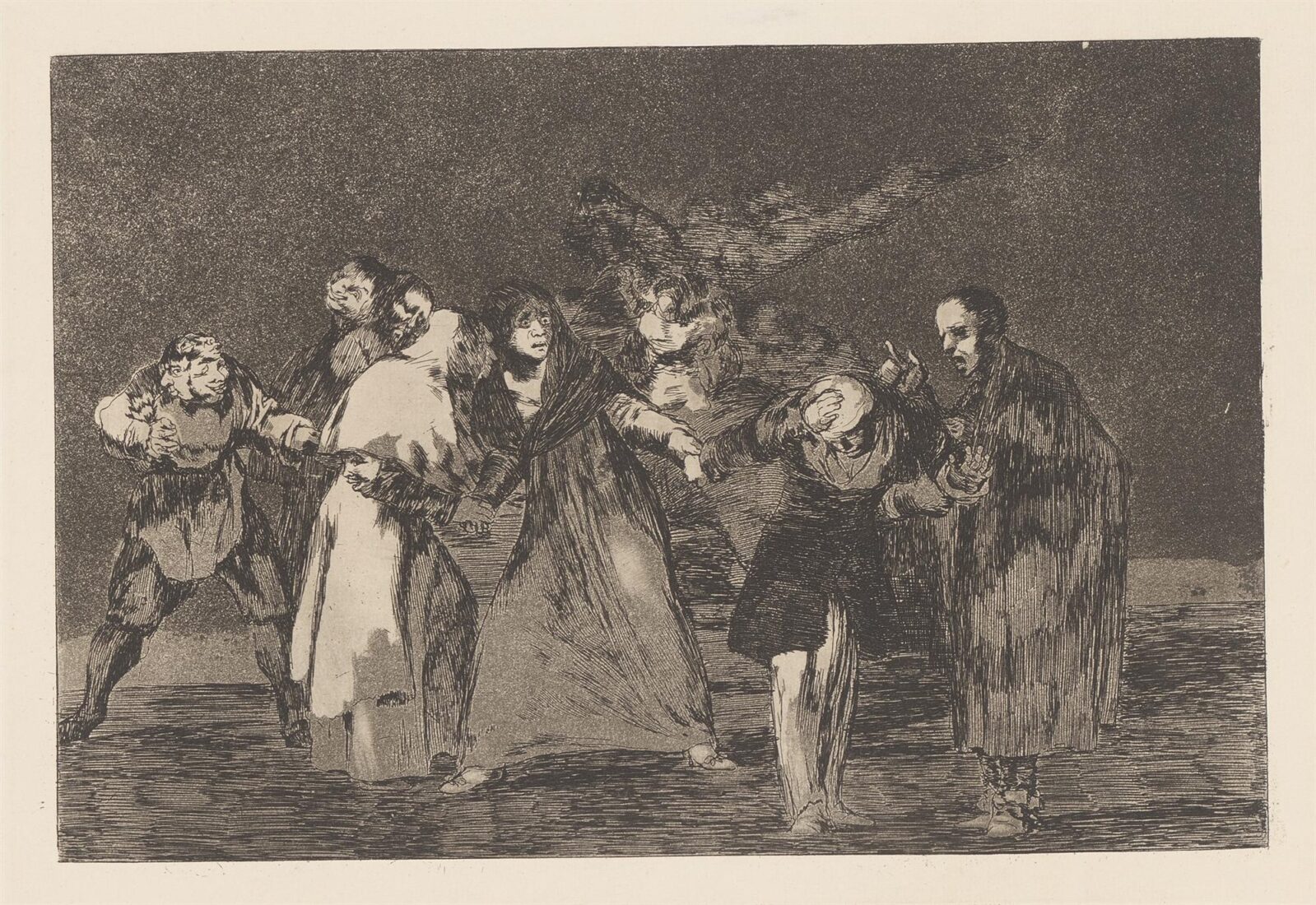 Τριπλή τρέλα ή Οι παραινέσεις [Η πληγή της μαχαιριάς βρίσκει γιατρειά, της γλώσσας όχι] - Goya y Lucientes Francisco