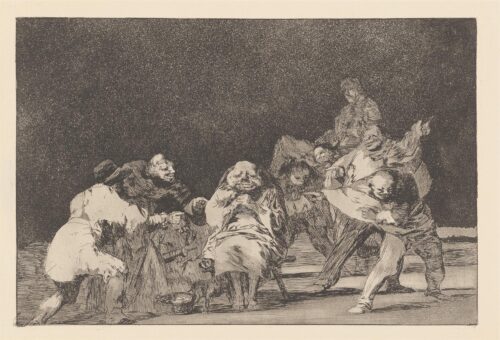 Ήρεμη τρέλα ή Η αφοσίωση [Αυτός που δε σ’αγαπά, με καλαμπούρια σε δυσφημεί] - Goya y Lucientes Francisco