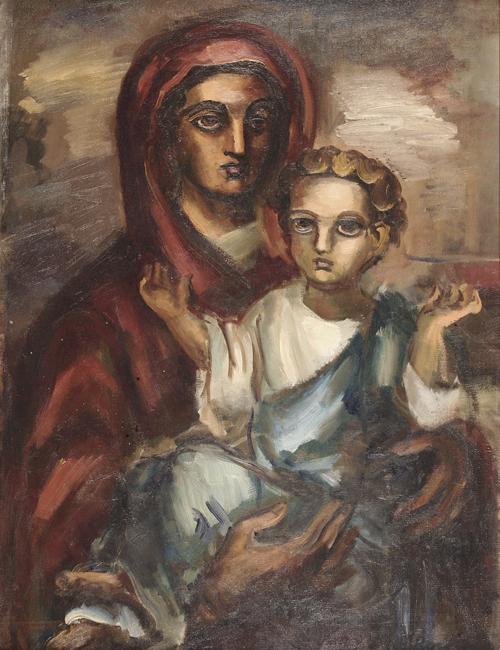 Madonna with Christ - Vitsoris Mimis (Dimitris)