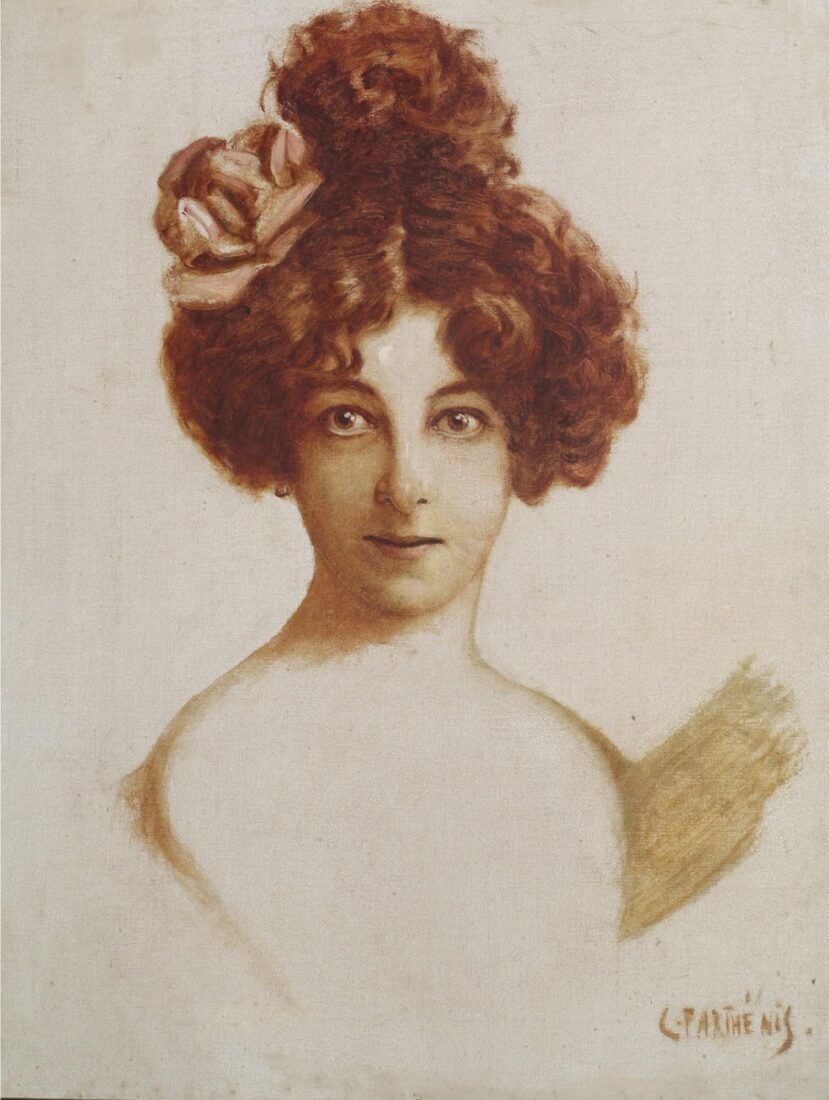 Portrait of the Dancer Saharet - Parthenis Konstantinos