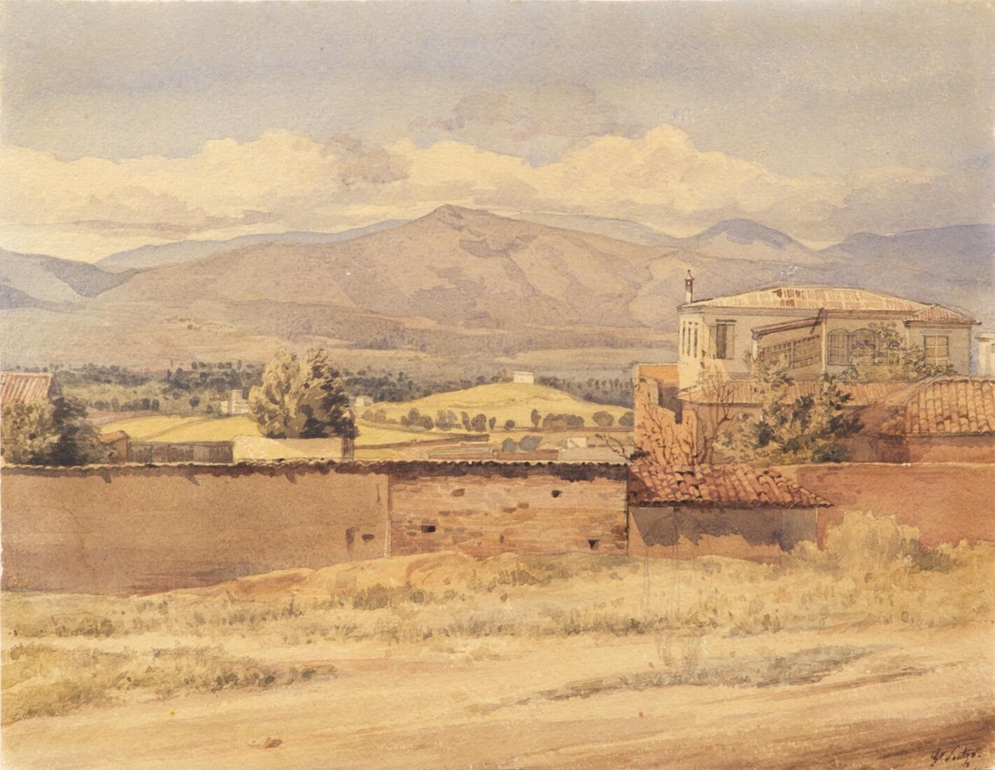 View of the Mount Penteli - Soutzos Grigorios
