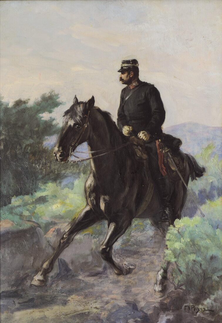 Victor Dousmanis on Horseback - Roilos Georgios