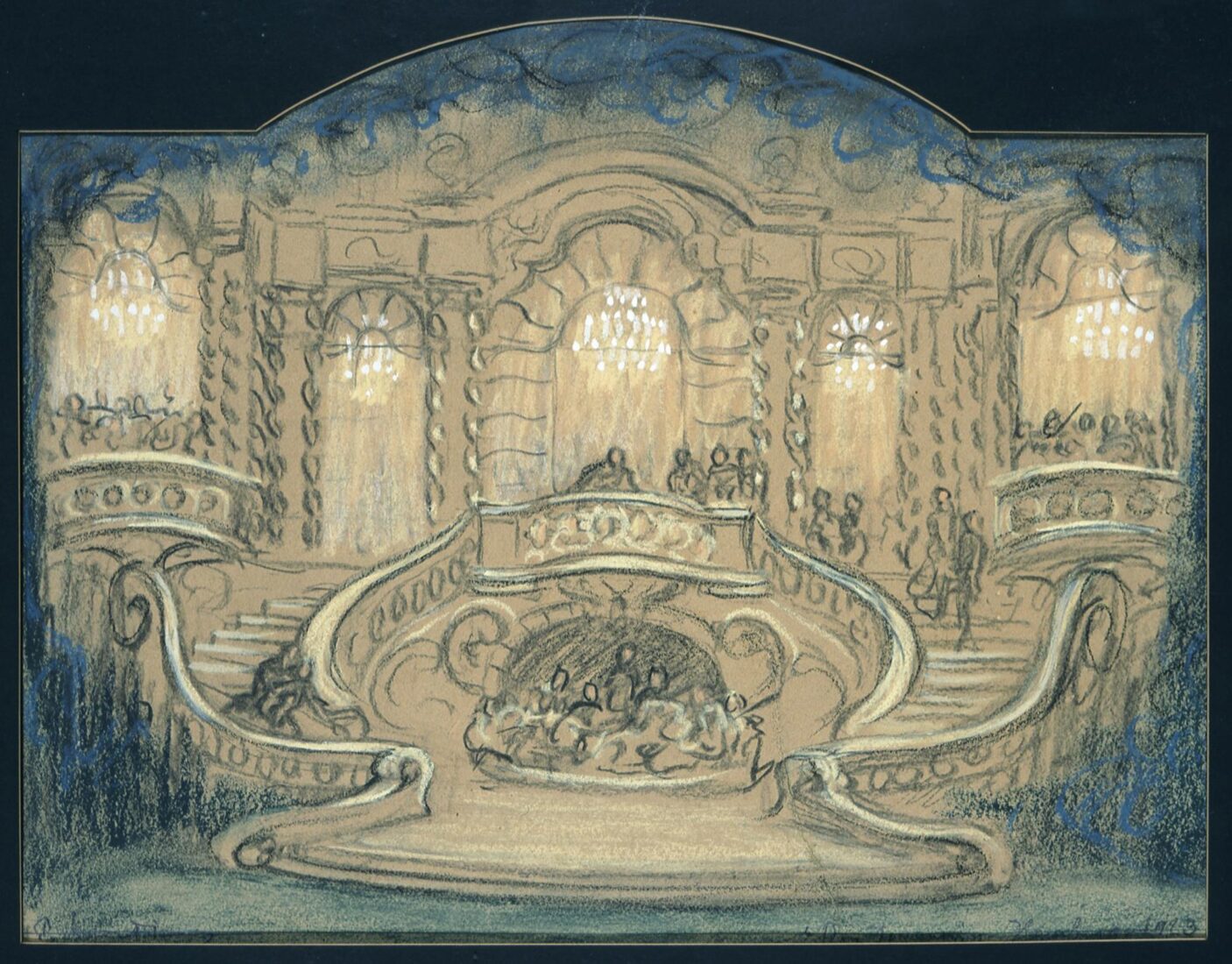 Η “Αίθουσα του χορού”, για την 1η πράξη της όπερας του W.A. Mozart “Don Giovanni” - Αραβαντινός Πάνος