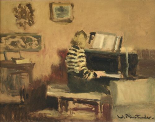 Girl playing the Piano - Fotiadis Vasilis