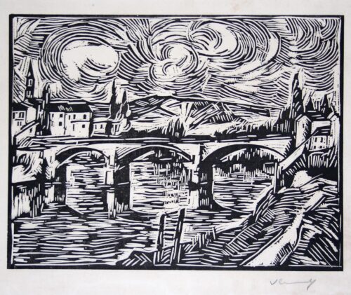 Bridge at Chatou - Vlaminck Maurice de