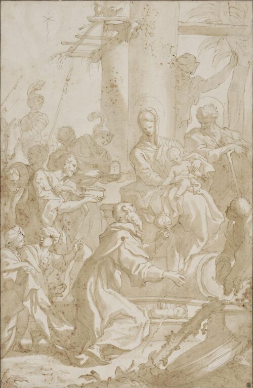 Adoration of the Magi - Schools of Naples or Sicily