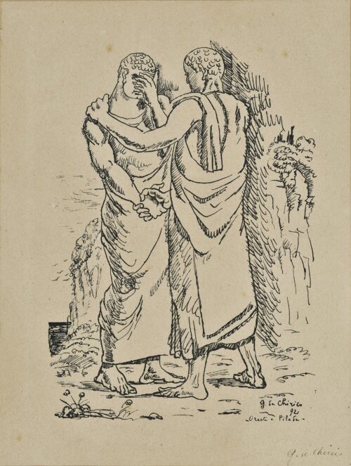Orestes and Pylades - de Chirico Giorgio