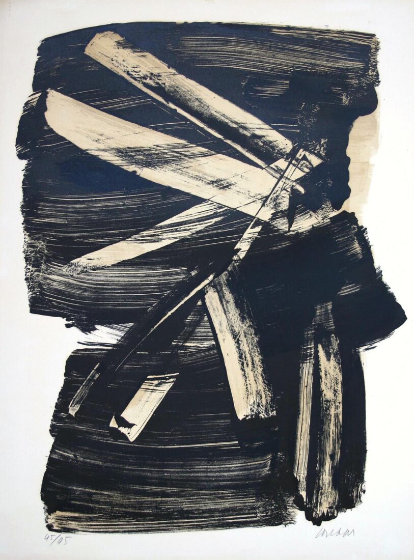 Λιθογραφία αρ. 10 - Soulages Pierre