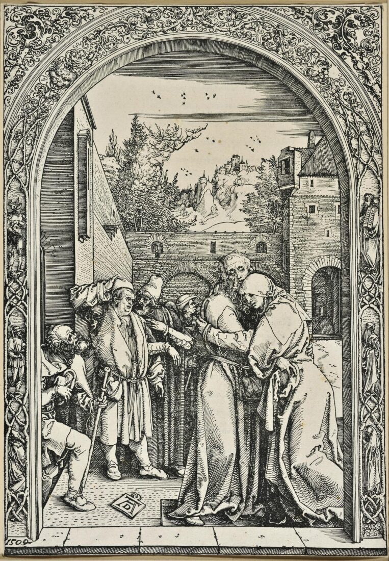 Joachim and Anna at the Golden Gate - Durer Albrecht