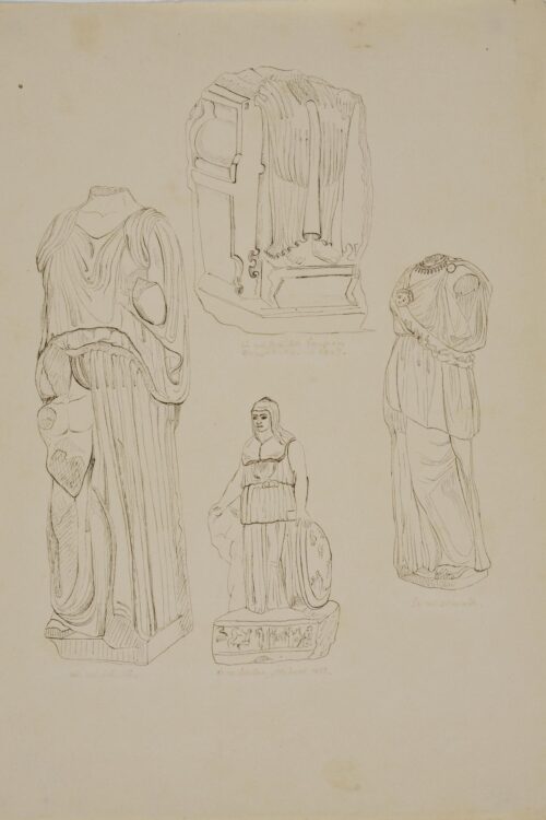 Drawing with an Archaeological Subject - Koumanoudis Stefanos