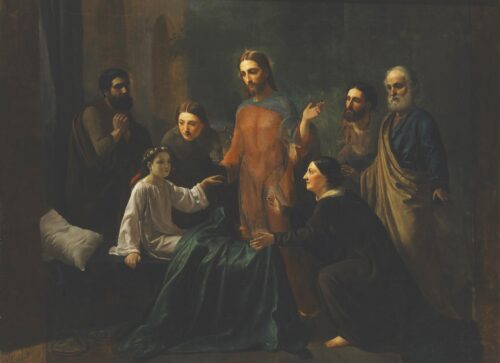 The Resurrection of the Daughter of Jairus - Kounelakis Nikolaos