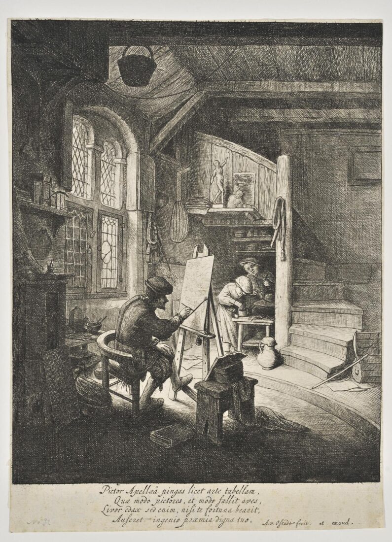 The painter - Ostade Adriaen van