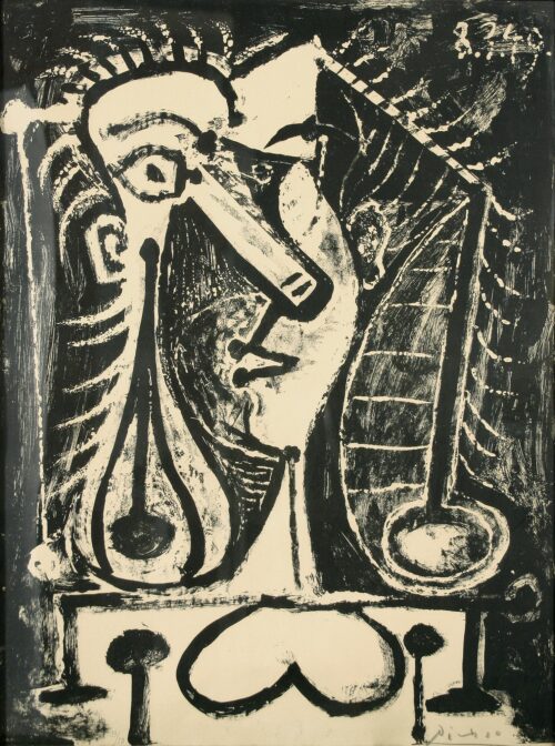 Composed figure II - Picasso Pablo