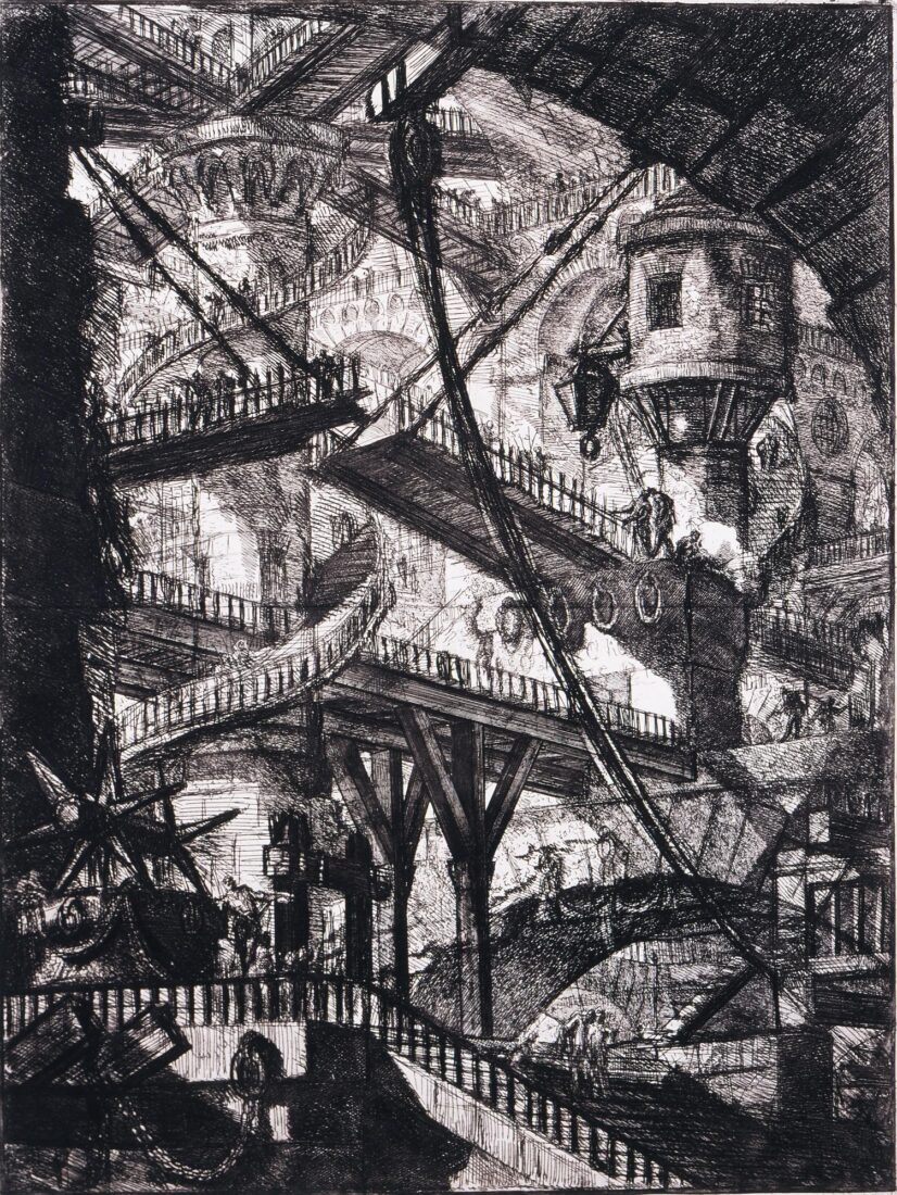 The Drawbridge - Piranesi Giambattista